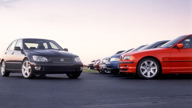 Poređenje sportskih sedana iz 2001. godine: Audi, BMW, Lexus, Mercedes, Saab i Volvo