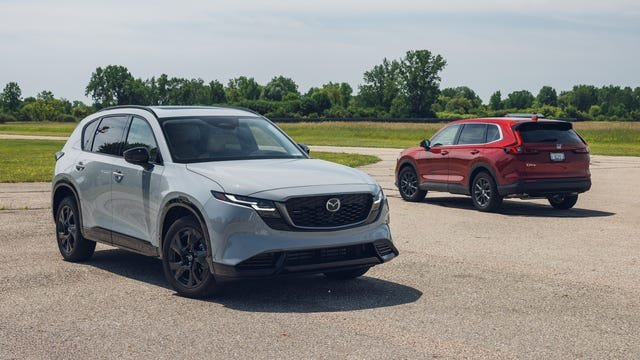 Poređenje: 2026 Honda CR-V EX-L vs. 2026 Mazda CX-5 Premium Plus