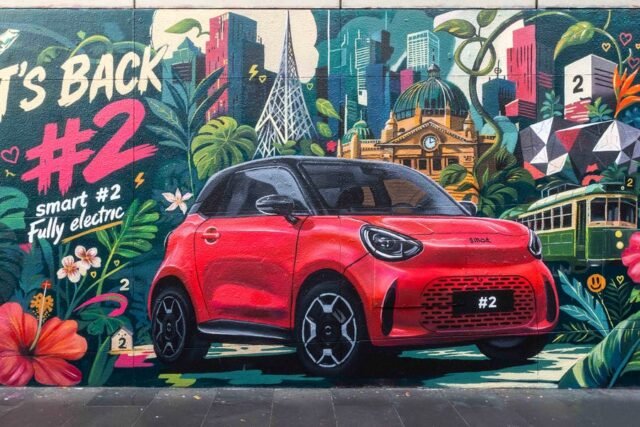 Smart #2: Novi električni automobil otkriven kroz muralne umetnosti širom sveta