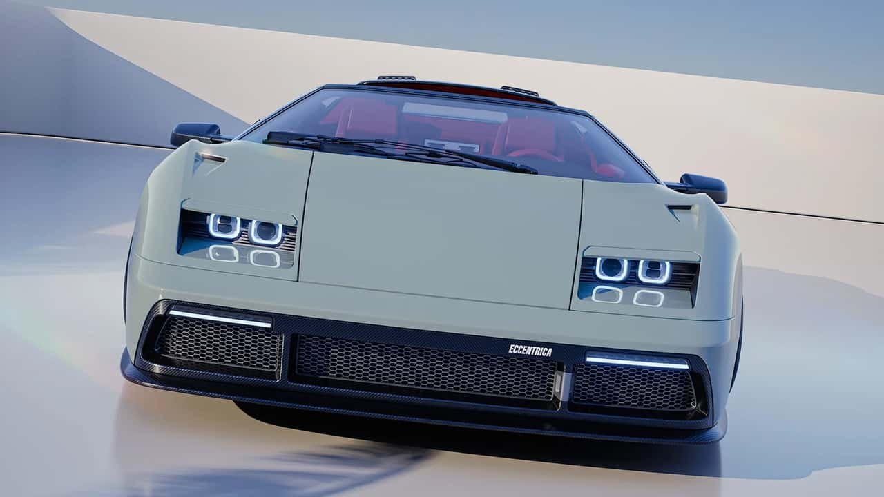 Eccentrica V12 Roadster: Otvoreni Lamborghini Diablo Restomod sa V12 Motorom