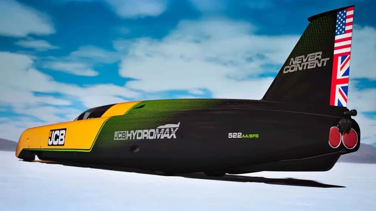 JCB Hydromax Postavlja Rekord na Bonnevilleu Pre Pokušaja za FIA