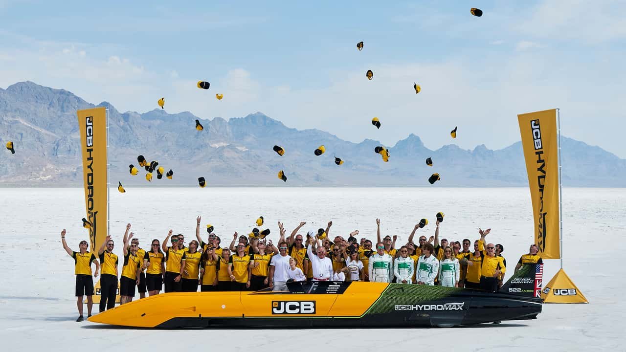 JCB Hydromax Postavlja Novi Svetski Rekord Brzine na Vodonik