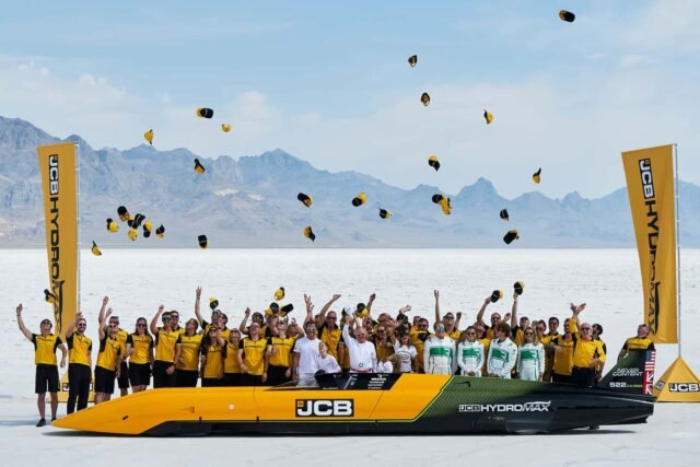 JCB Hydromax Postavlja Novi Svetski Rekord Brzine na Vodonik
